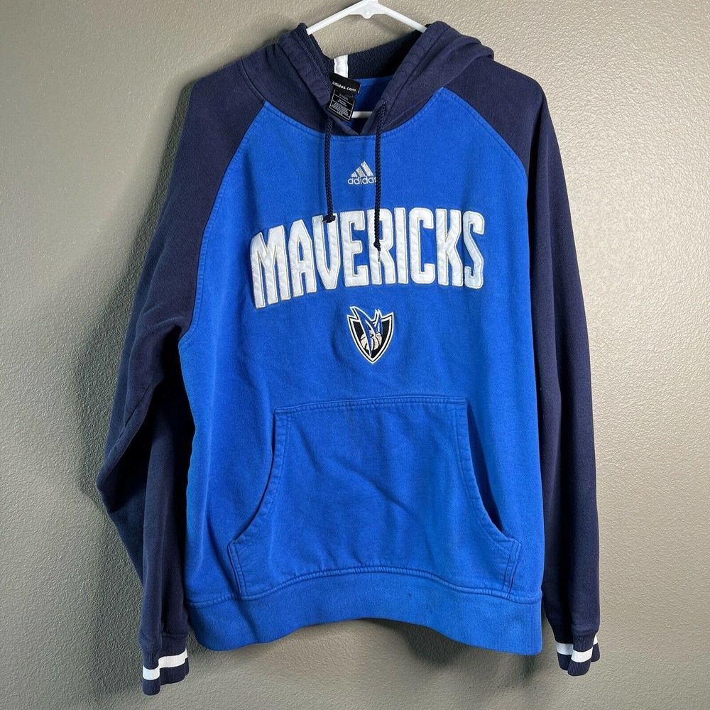NIKE MENS NBA DALLAS MAVERICKS PULLOVER HOODIE Size Large Preowned